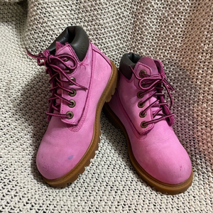 Children’s Timberland Boots, Cancer‎ Awareness, Size 12
